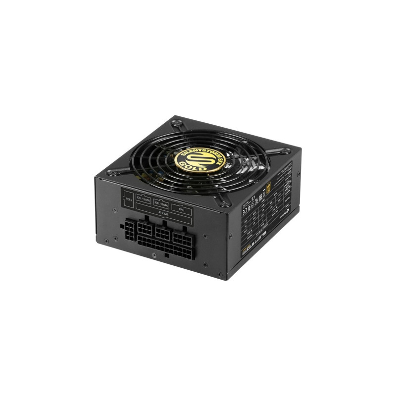 Sharkoon SilentStorm SFX Gold 500W, PC-Netzteil(schwarz, 2x PCIe, Kabel-Management, 500 Watt)