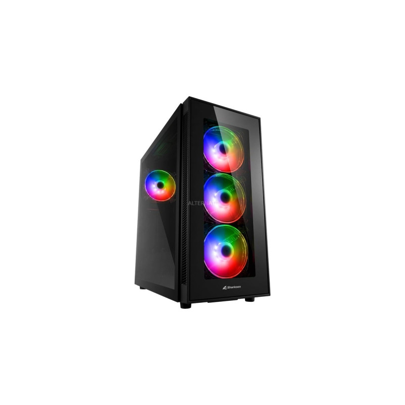 Sharkoon TG5 PRO RGB, Tower-Gehäuse(schwarz, Outlet)