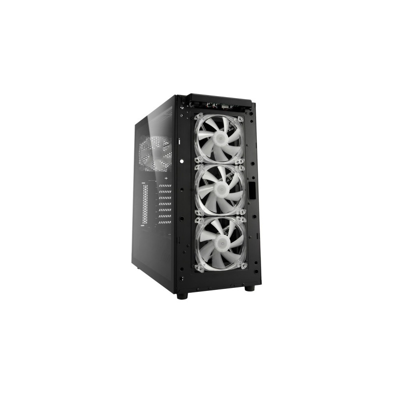 Sharkoon TG6M RGB, Tower-Gehäuse(schwarz, Seitenteil aus gehärtetem Glas)