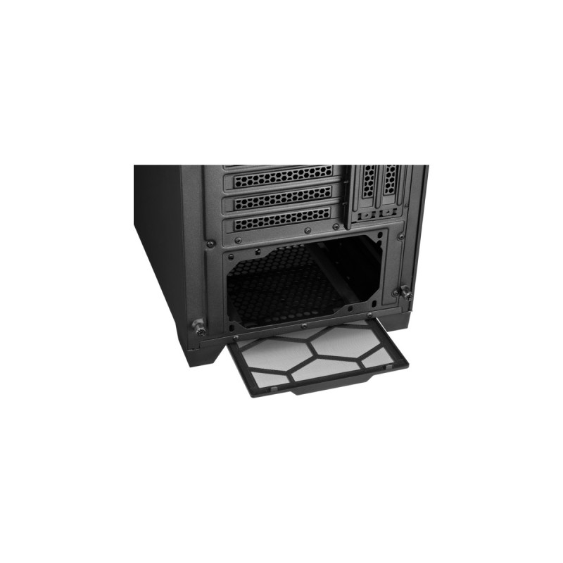 Sharkoon TG7M RGB, Tower-Gehäuse(schwarz, Seitenteil aus gehärtetem Glas)