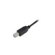 USB-B Stecker(schwarz, 1,0 Meter)