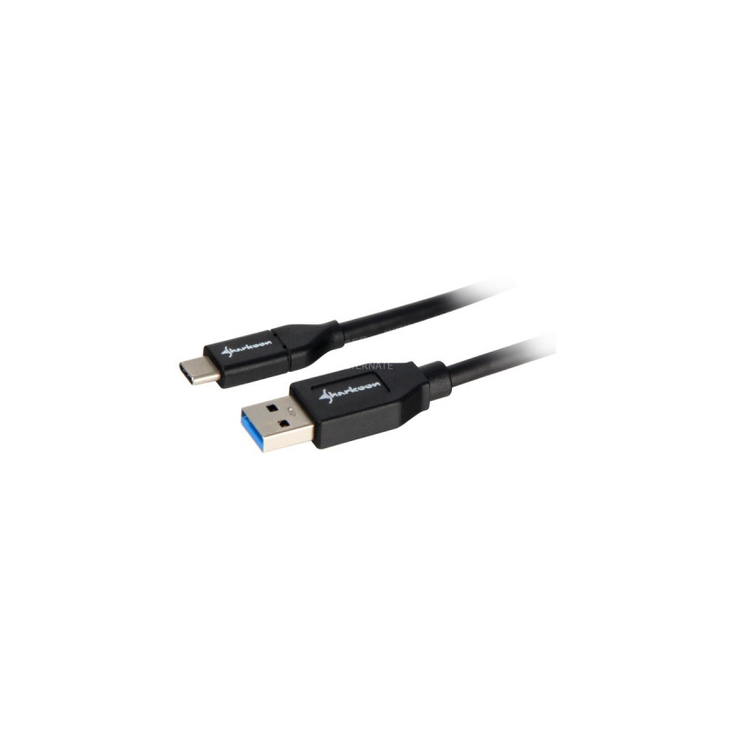 USB-C Stecker(schwarz, 0,5 Meter)