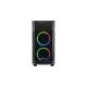 Sharkoon V1000 RGB, Tower-Gehäuse(schwarz, Seitenteil aus gehärtetem Glas)