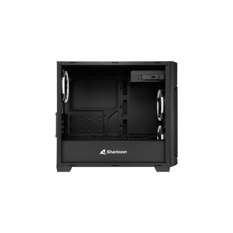 Sharkoon V1000 RGB, Tower-Gehäuse(schwarz, Seitenteil aus gehärtetem Glas)