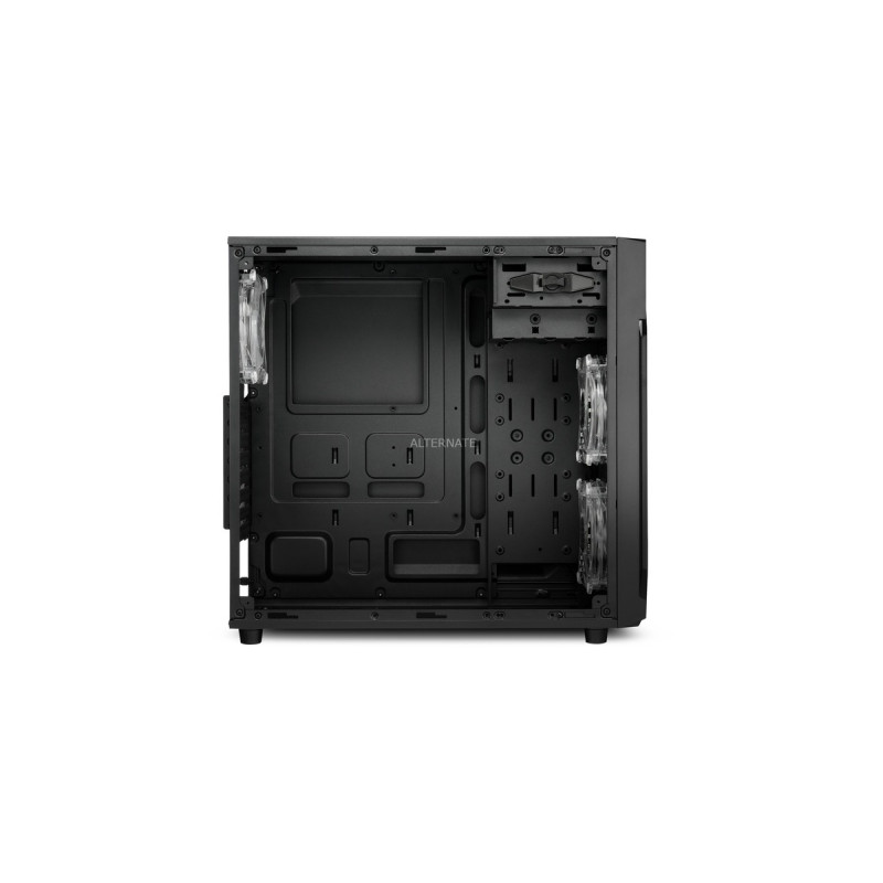 Sharkoon VG6-W RGB, Tower-Gehäuse(schwarz, Seitenteil aus Acryl)