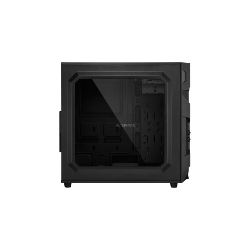 Sharkoon VG7-W RGB, Tower-Gehäuse(schwarz, Seitenteil aus Acryl)