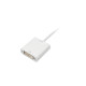 Sharkoon mini-DisplayPort 1.2 auf DVI-D-Adapter(weiß, 15 cm)