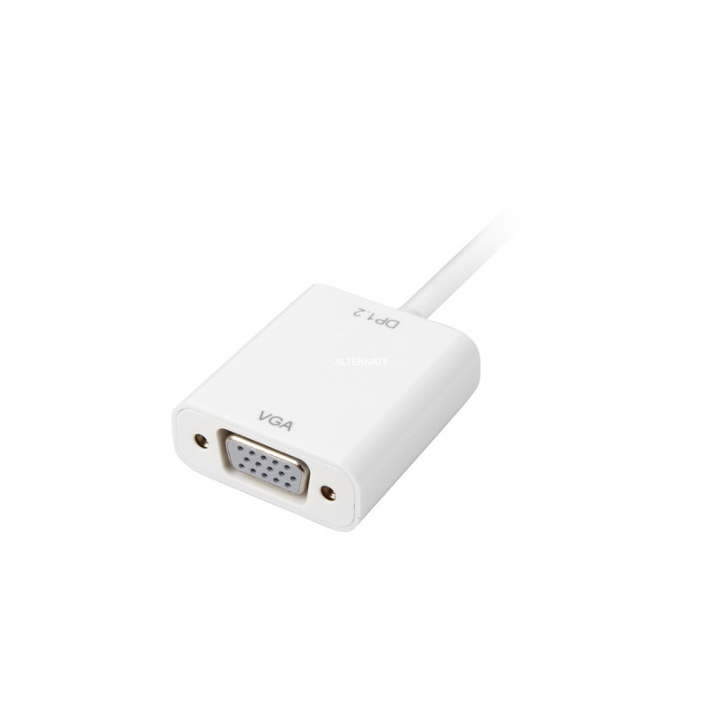 Sharkoon mini-DisplayPort 1.2 auf VGA-Adapter(weiß, 15 cm)
