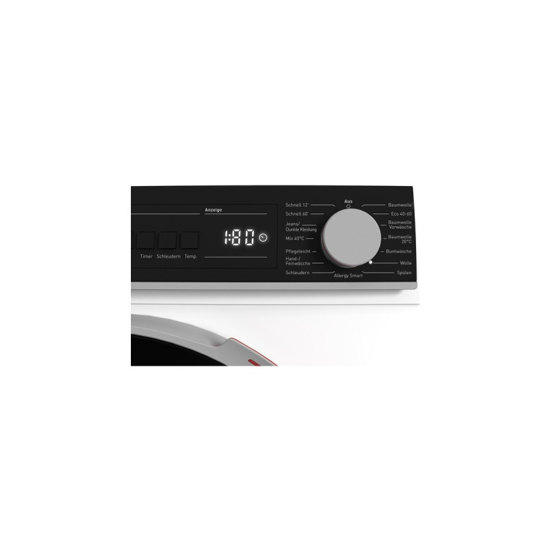 Sharp ES-NFB714CWA-DE, Waschmaschine(weiß/schwarz)