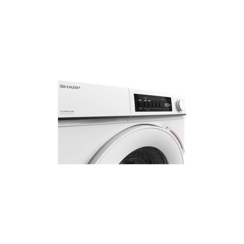 Sharp ES-NFW914CWA-DE, Waschmaschine(weiß/weiß, Advanced Inverter Motor)