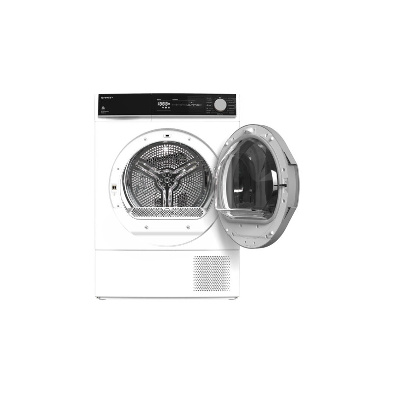 Sharp KD-NHH8S8GW3-DE, Wärmepumpen-Kondensationstrockner(weiß)
