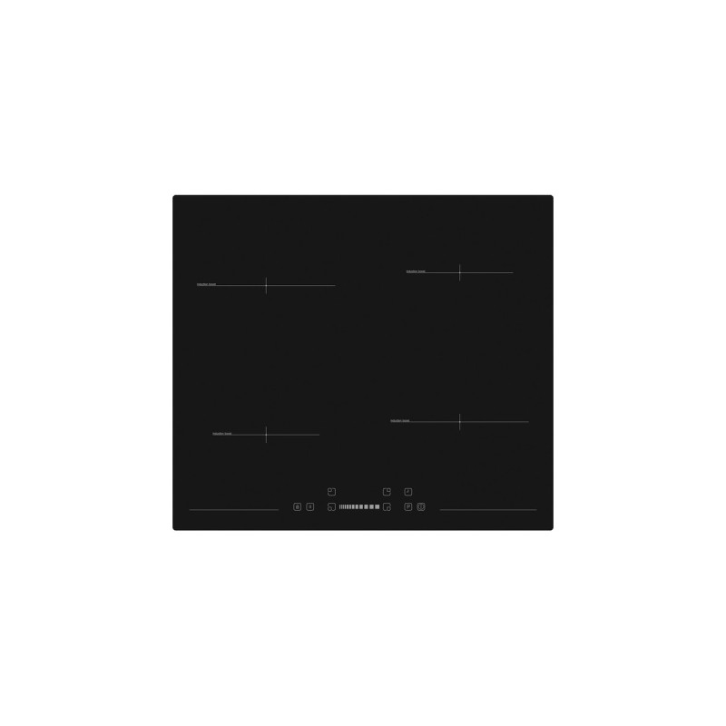 Sharp KH-6IX19FS0I-EU, Autarkes Kochfeld(schwarz/edelstahl, 60 cm)