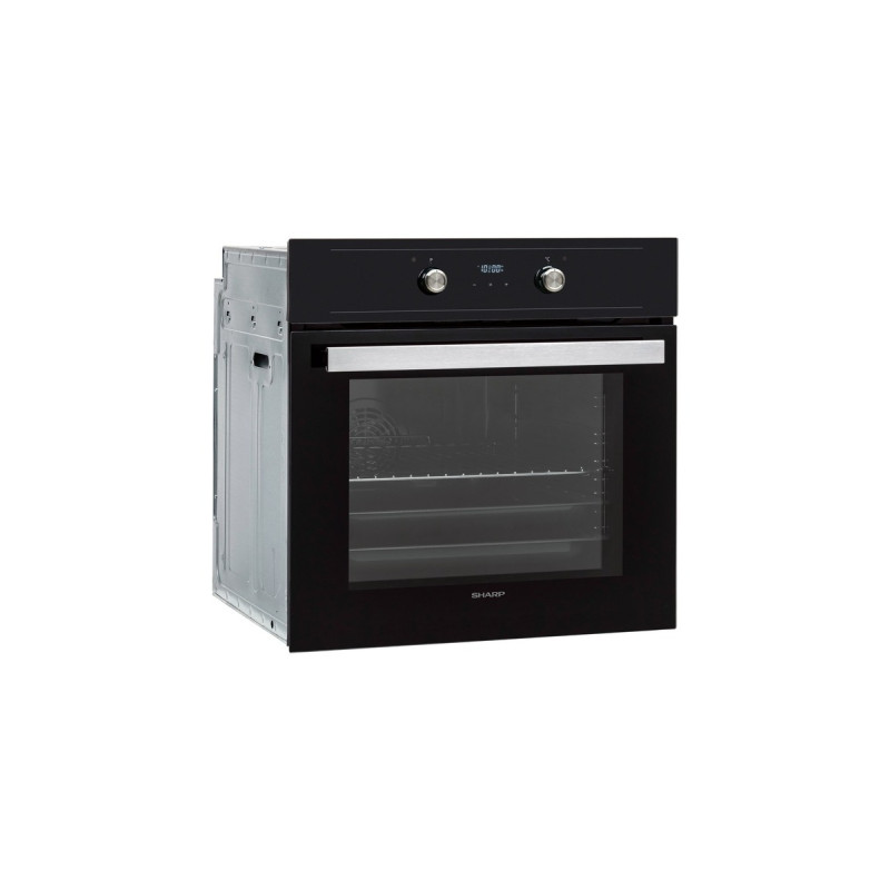 Sharp K-60DX19BM0-EU, Backofen(schwarz/edelstahl)