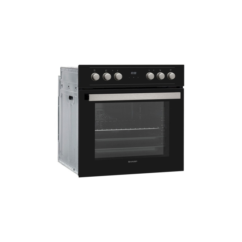 Sharp K-62DX19BM1-EU, Herdset(schwarz/edelstahl)