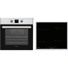 Sharp Pyro-Powerset_Induktion, Backofen-Set(edelstahl)