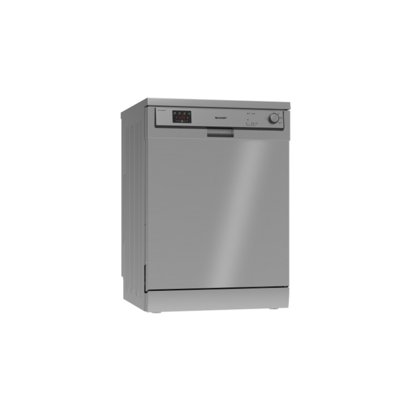 Sharp QW-HX12S47ES-DE, Spülmaschine(dunkelsilber)