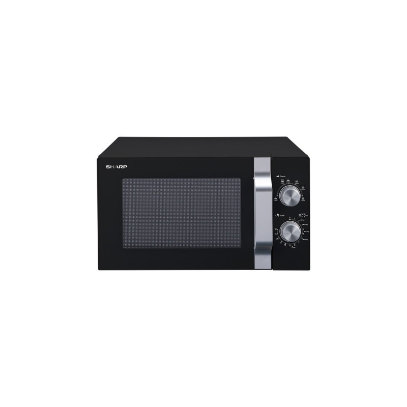 Sharp R204BA, Mikrowelle(schwarz/silber)