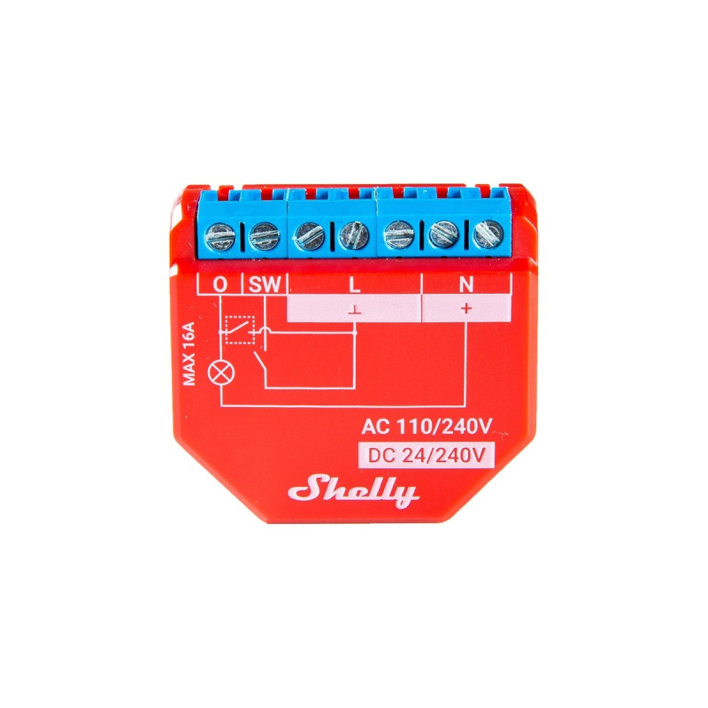 Shelly 1PM Plus, Relais