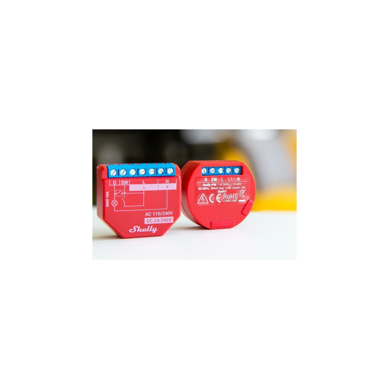 Shelly 1PM Plus, Relais