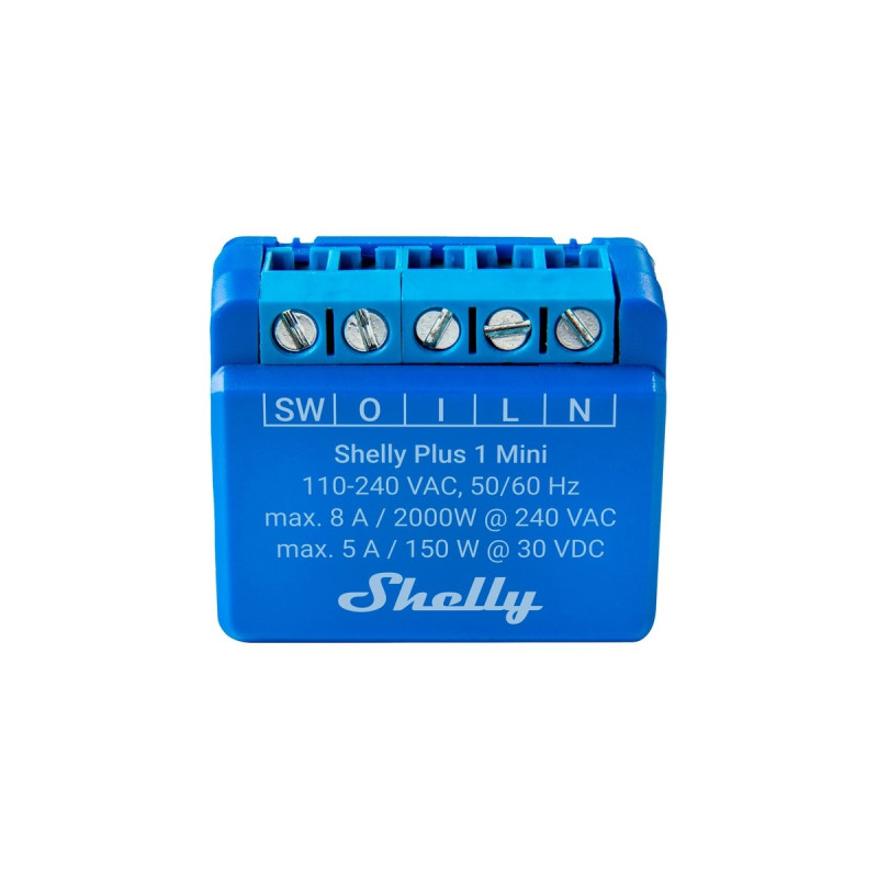 Shelly 1 Mini Gen3, Relais(blau)