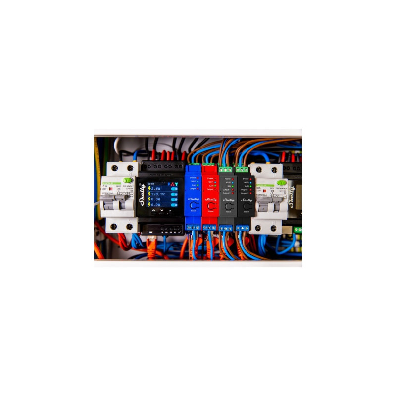 Shelly 4Pro PM, Relais(vier Kanäle )