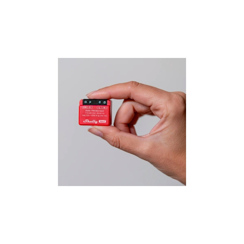 Shelly Plus 1 PM Mini Gen3 Sparpack, Relais(rot, 4er Pack)