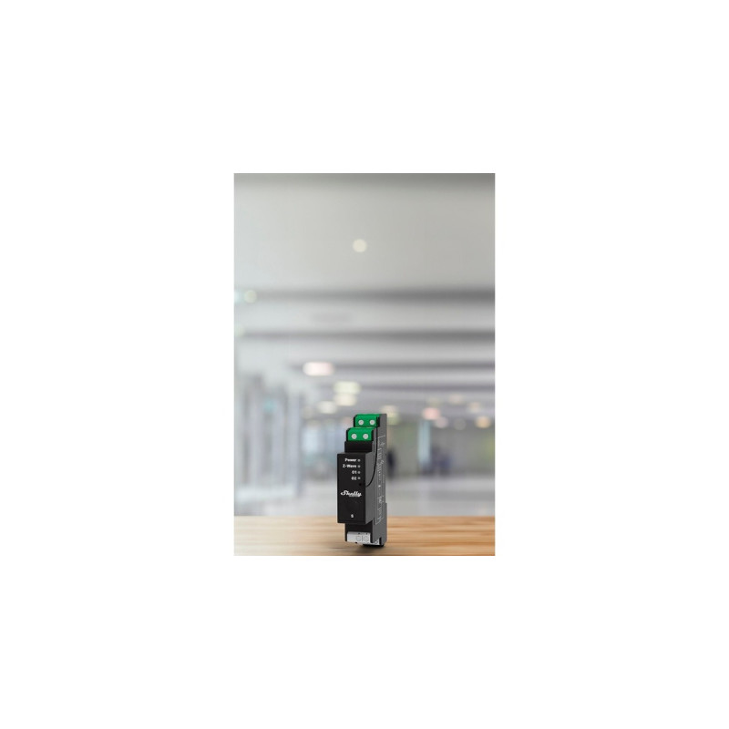 Shelly Qubino Wave Pro 2PM, Relais(schwarz)