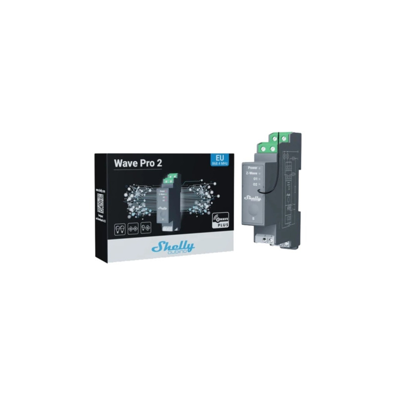 Shelly Qubino Wave Pro 2, Relais(grau)