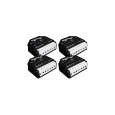 Shelly Qubino Wave Shutter, Relais(schwarz/weiß, 4er Pack, 2 Kanäle)