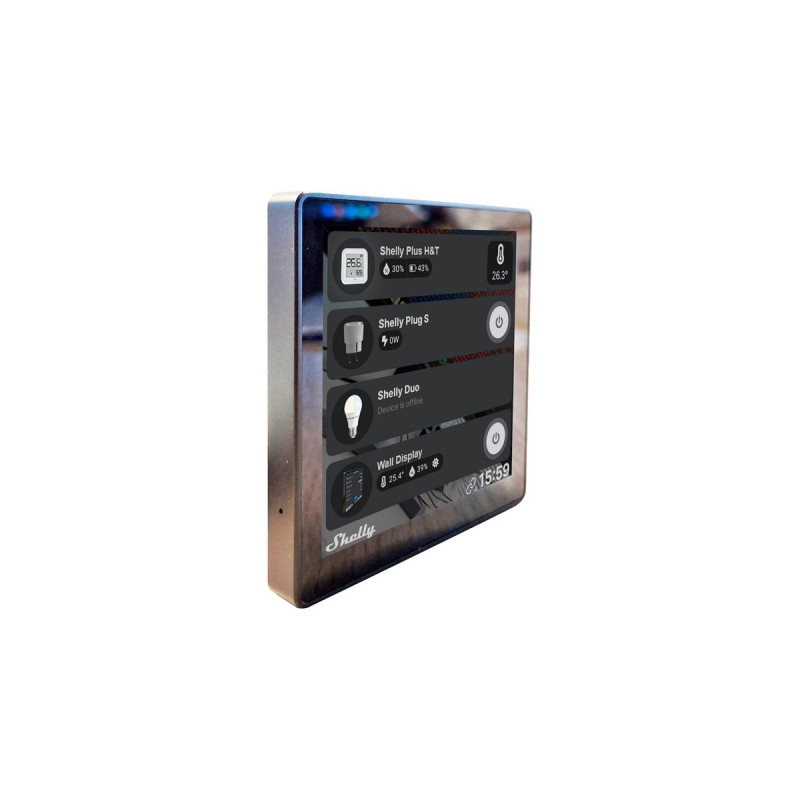Shelly Wall Display, Bedienteil(schwarz)