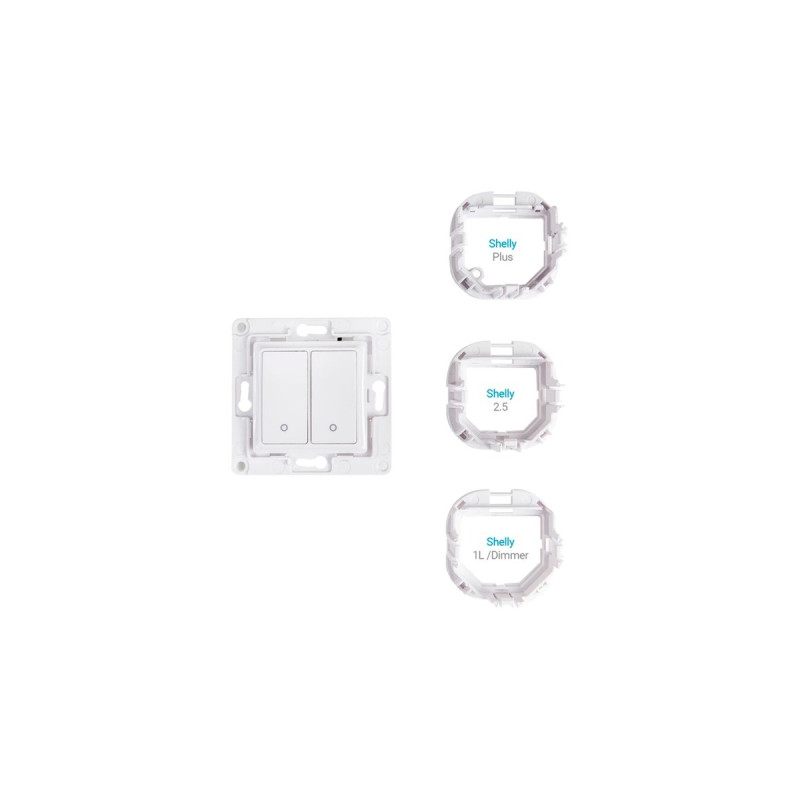 Shelly Wall Switch 2, Taster(weiß)