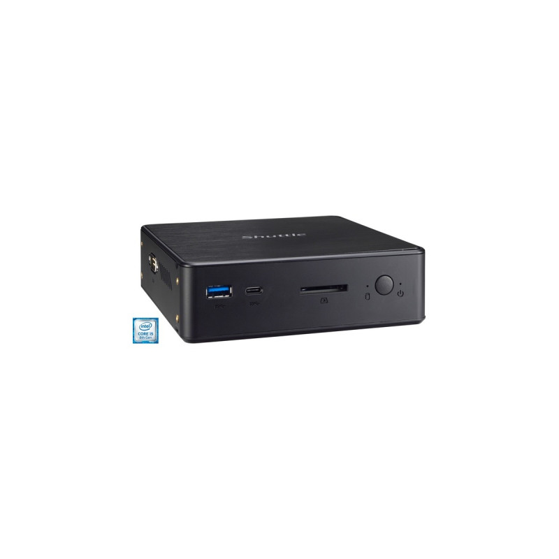 Shuttle NC10U5 inkl. Intel® Core™ i5-8265U, Barebone(schwarz)