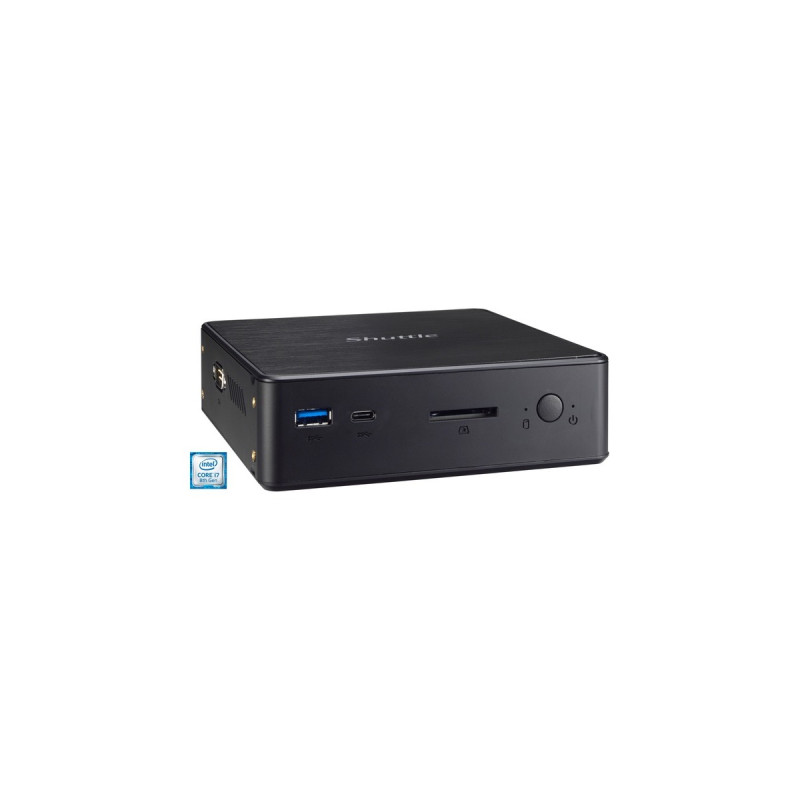 Shuttle NC10U7 inkl. Intel® Core™ i7-8565U, Barebone(schwarz)