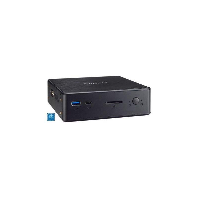 Shuttle NC10U inkl. Intel® Celeron® 4205U, Barebone(schwarz)