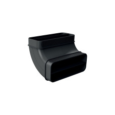 Siemens 90° Flachkanalbogen HZ9VDSB2, Rohr(schwarz, vertikal, männlich)