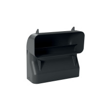 Siemens 90° Flachkanalbogen S, HZ9VDSB4, Rohr(schwarz, vertikal, männlich)