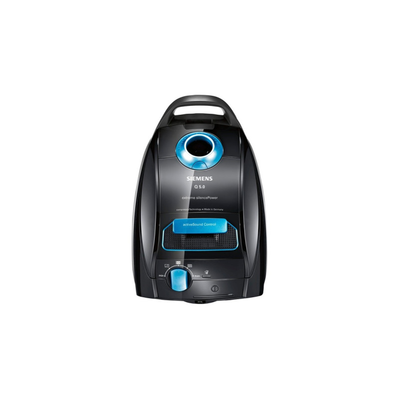 Siemens Bodenstaubsauger VSQ5X1230 Q5.0 extreme silencePower 850W(schwarz/blau)