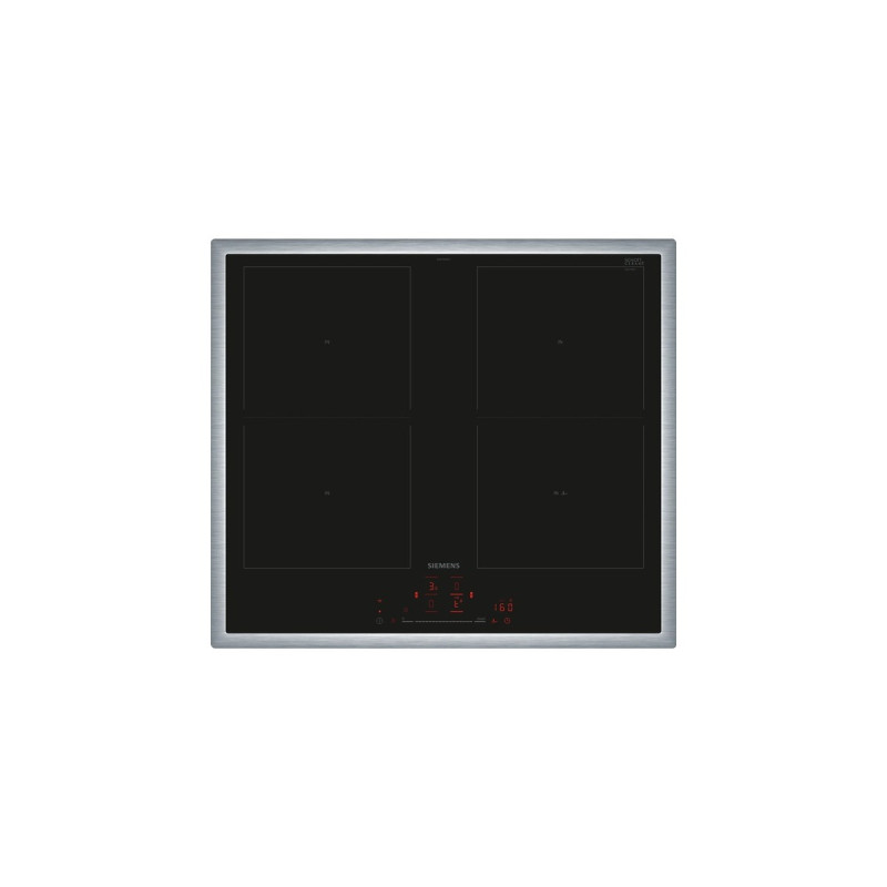 Siemens ED645HQC1E iQ500, Autarkes Kochfeld(schwarz/edelstahl, 60 cm, Home Connect)