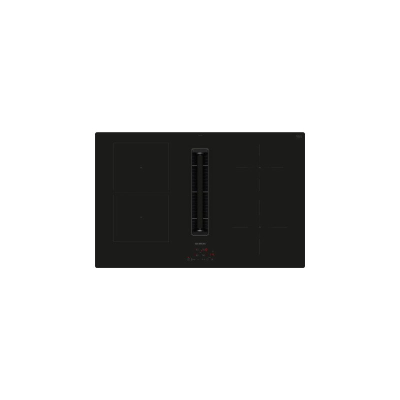 Siemens ED811BS16E iQ300, Autarkes Kochfeld(schwarz, 80 cm, mit integriertem Dunstabzug)