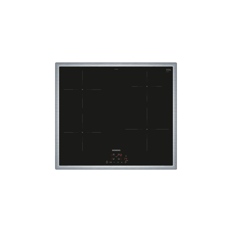 Siemens EH645BEB6E iQ100, Autarkes Kochfeld(schwarz/edelstahl, 60 cm)