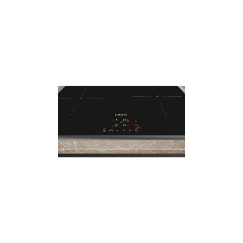 Siemens EH645BEB6E iQ100, Autarkes Kochfeld(schwarz/edelstahl, 60 cm)