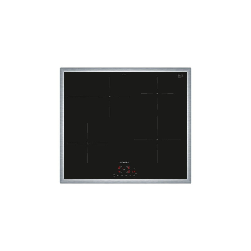 Siemens EH645BFB6E iQ300, Autarkes Kochfeld(schwarz/edelstahl, 60 cm)