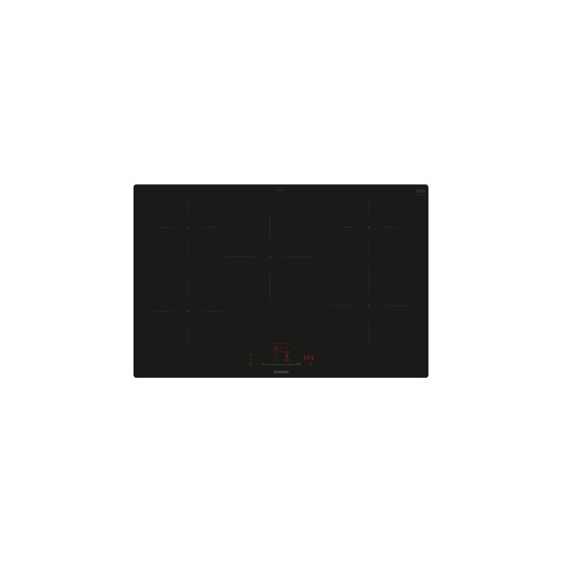 Siemens EH801HVB1E iQ100, Autarkes Kochfeld(schwarz, 80 cm, Home Connect)