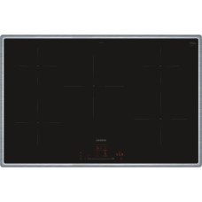 Siemens EH845HVB1E iQ100, Autarkes Kochfeld(schwarz/edelstahl, 80 cm, Home Connect)