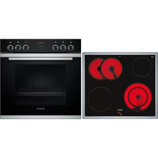 Siemens EQ211KB10, Herdset(schwarz/edelstahl, 60 cm)