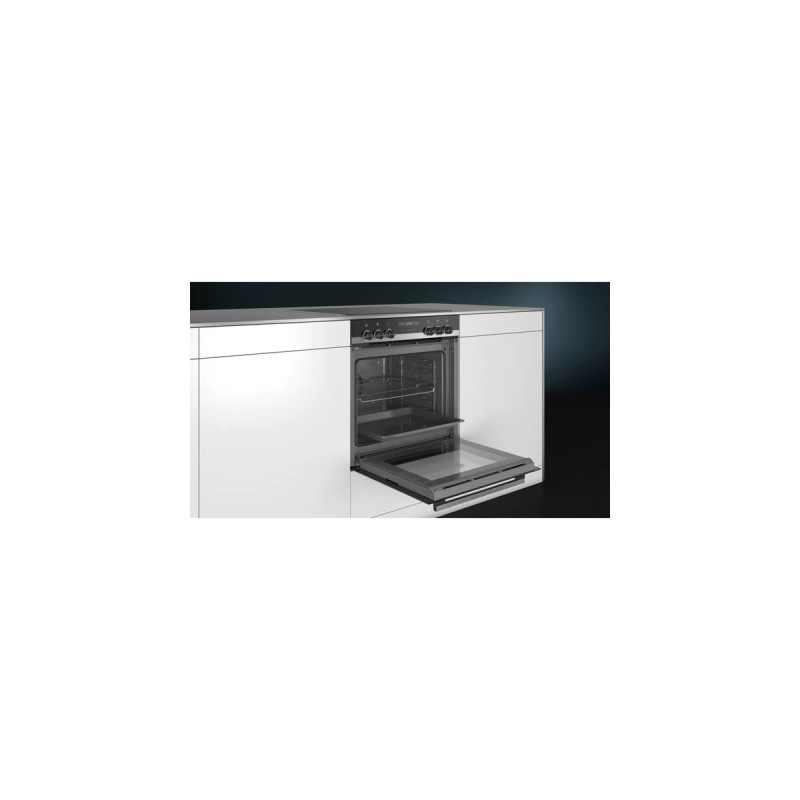 Siemens EQ522DA0ZM, Herdset(schwarz/edelstahl, 60 cm, inkl. Clip Auszug (HZ538000))