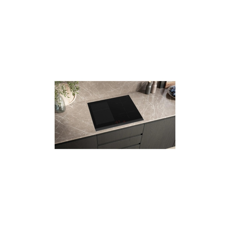 Siemens EX675HEC1E iQ700, Autarkes Kochfeld(schwarz/edelstahl, 60 cm, Home Connect)