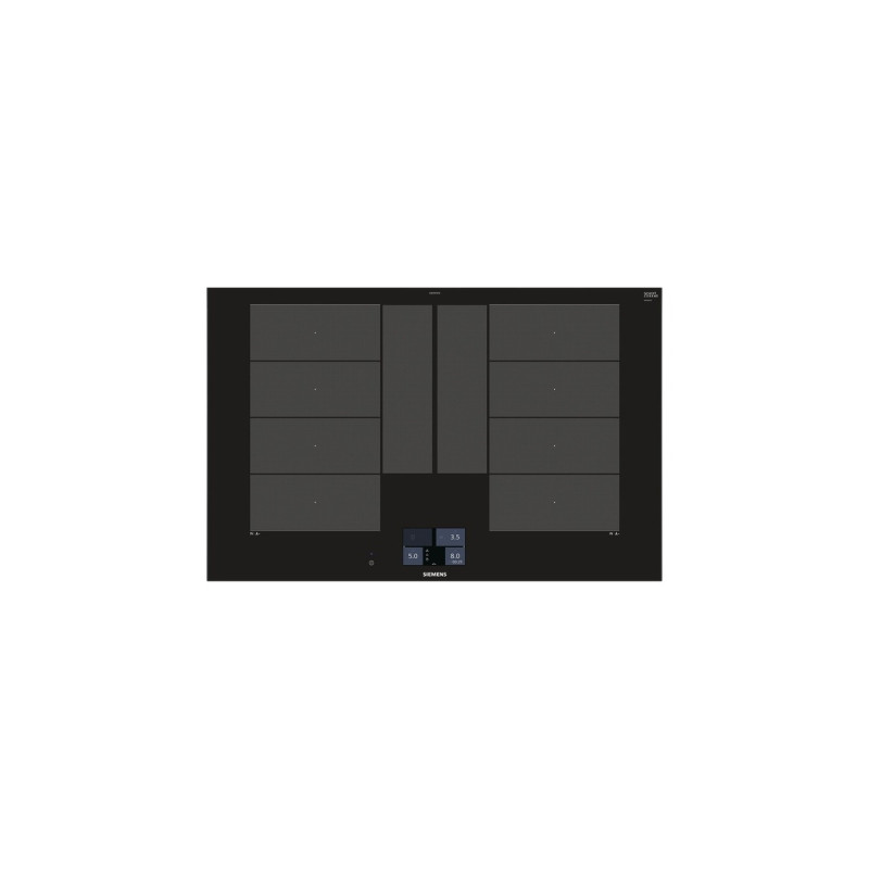 Siemens EX875KYW1E iQ700, Autarkes Kochfeld(schwarz/aluminium, Home Connect)