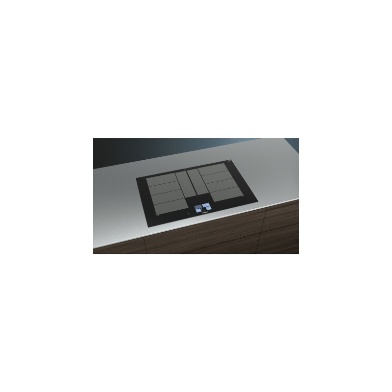 Siemens EX875KYW1E iQ700, Autarkes Kochfeld(schwarz/aluminium, Home Connect)