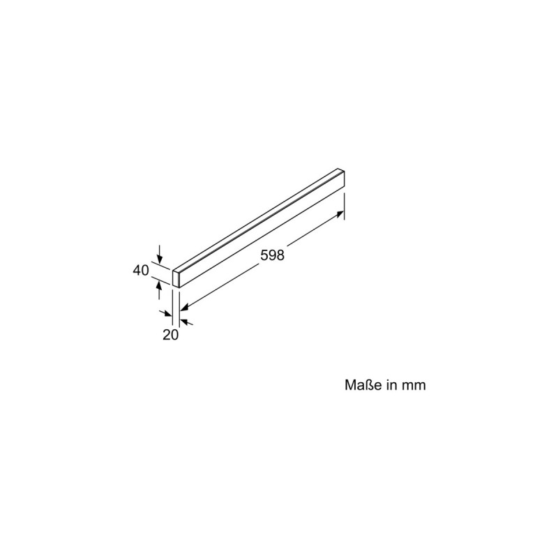 Siemens Griffleiste LZ46521(weiß)